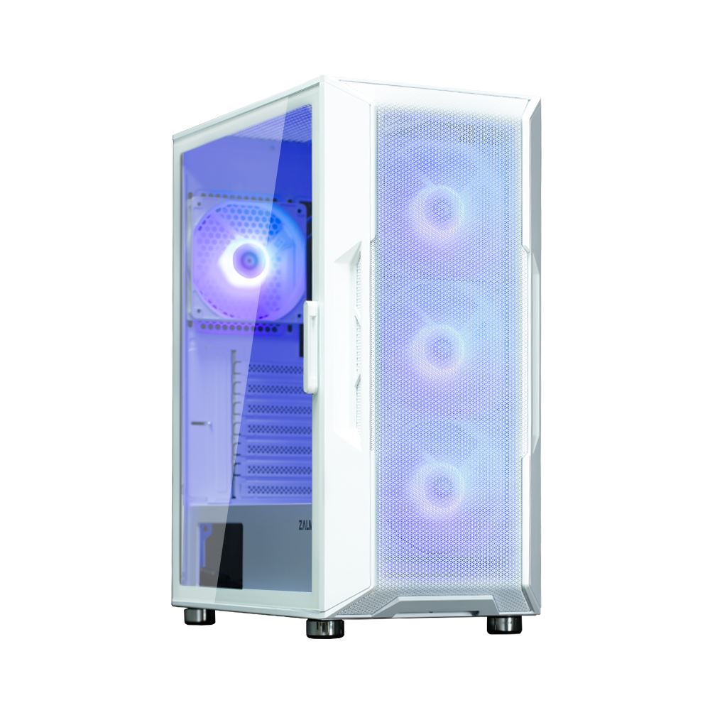 Zalman i3 NEO ARGB WHITE táp nélküli ablakos ház Fehér