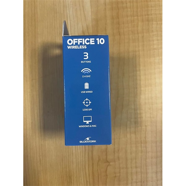 Bluestork  M-WL-OFF10 1200 DPI 2,4Ghz optikai Vezeték nélküli Egér 