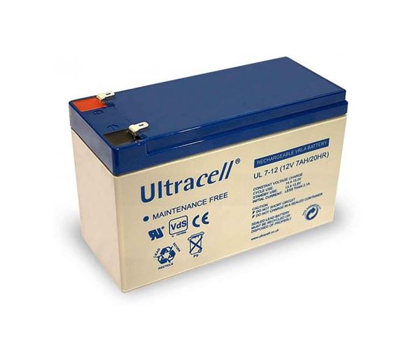 Ultracell zselés ólomsavas gondozásmentes akkumulátor 12V 7000mAh 151x99x65mm (UL7-12) Ultracell zselés ólomsavas gondozásmentes akkumulátor 12V 7000mAh 151x99x65mm (UL7-12)
