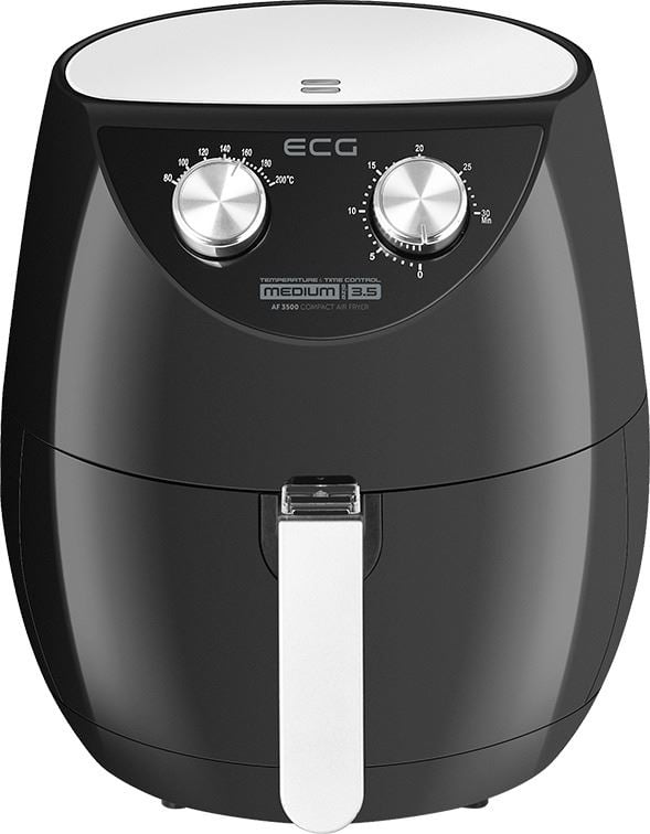 ECG AF 3500 forrólevegős sütő fekete