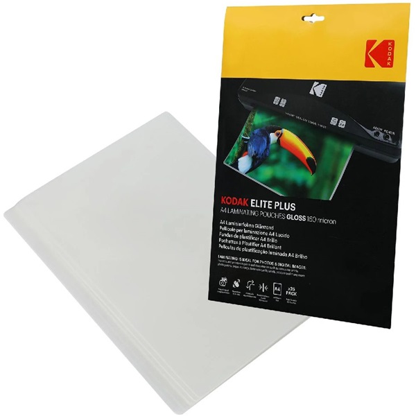 Kodak lamináló fólia (fényes) A4, 160 micron, 25 db