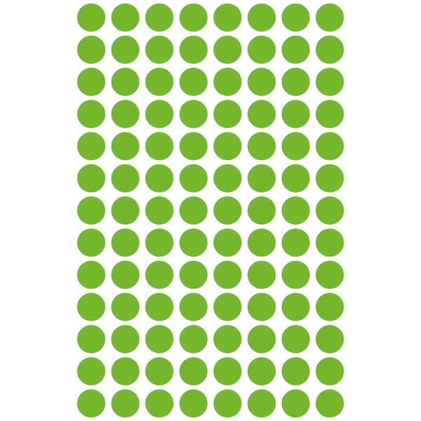 Avery 3592 8mm visszaszedhető 416db-os fűzöld jelölőpont Avery 3592 8mm visszaszedhető 416db-os fűzöld jelölőpont