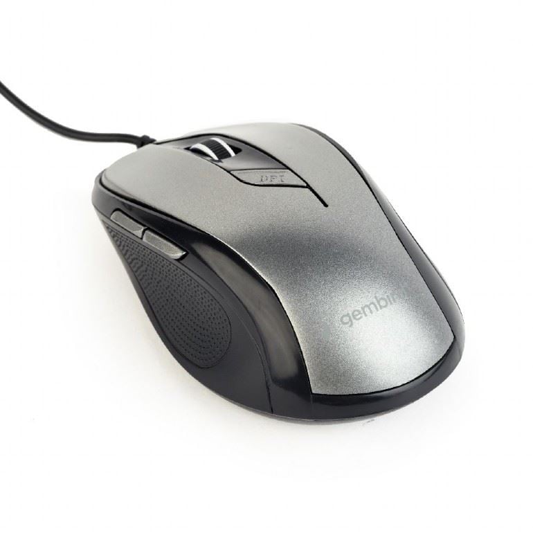 Gembird MUS-6B-01-BG optikai egér fekete-szürke USB Gembird MUS-6B-01-BG optikai egér fekete-szürke USB