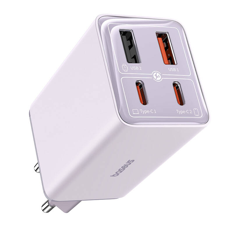Baseus GAN6 Pro gyorstöltő, 2xUSB-C + 2xUSB, 65W