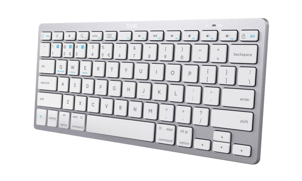 Trust 24651 Basics Bluetooth billentyűzet ezüst  