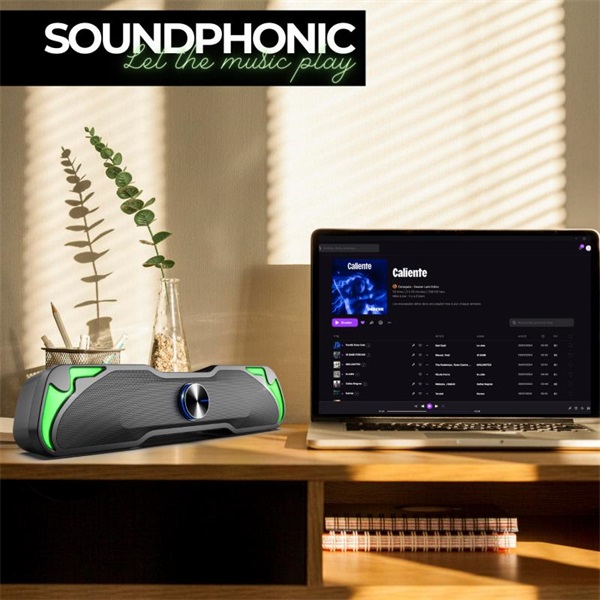 Advance   SOUNDPHONIC RGB 6W RMS BLUETOOTH  RGB Hangszóró Fekete 