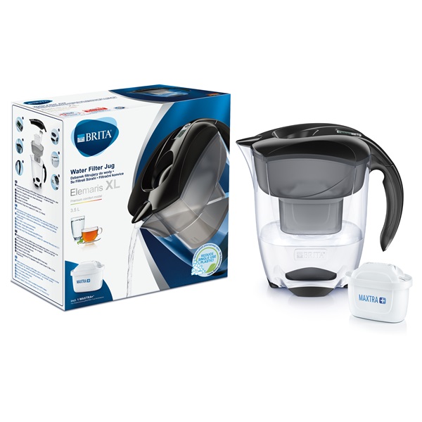 Brita Elemaris XL BRH1039950 vízszűrő kancsó szett fekete