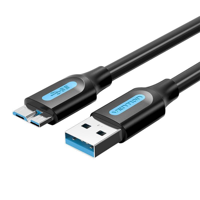 Vention USB 3.0 A - Micro-B kábel 0,25m fekete (COPBC) Vention USB 3.0 A - Micro-B kábel 0,25m fekete (COPBC)