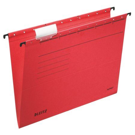 Leitz "Alpha Standard" függőmappa A4 piros (E19850025) Leitz "Alpha Standard" függőmappa A4 piros (E19850025)