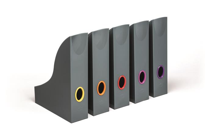 Durable Iratpapucs készlet, műanyag, 73 mm,  "VARICOLOR", vegyes (DB770657)