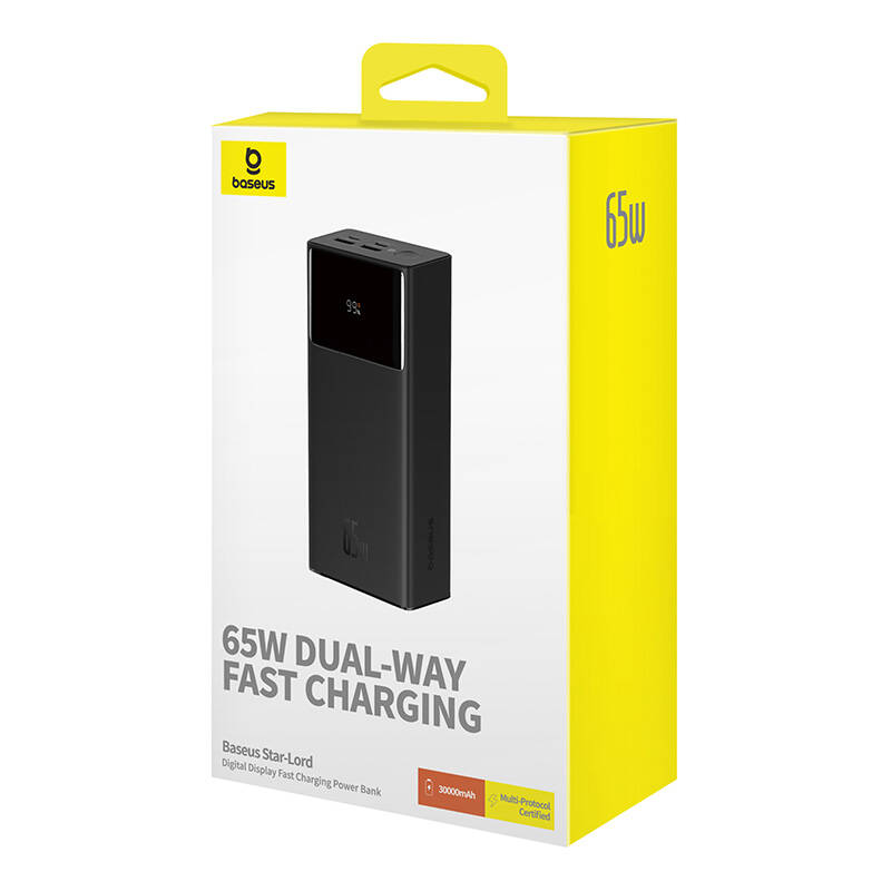 Powerbank Baseus Star-Lord 30000mAh, 65W (black)