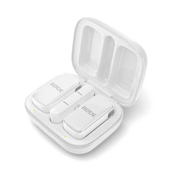 RODE Wireless Micro-C ultra kompakt két csatornás vezeték nélküli mikrorofonrendszer USB-C csatlakozóval, fehér (WIMICROCW)