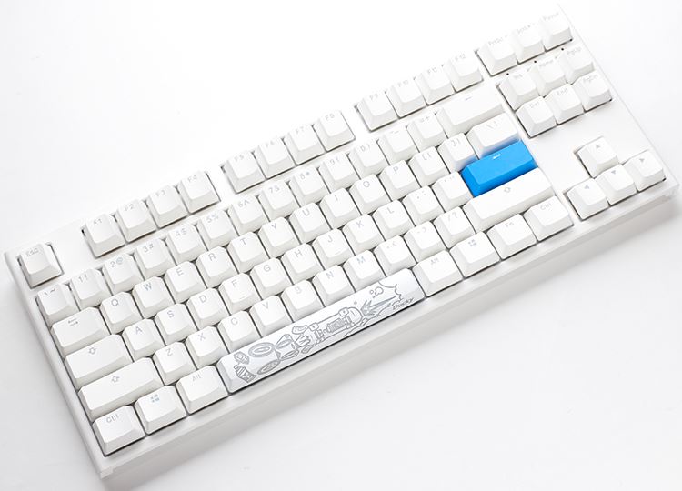 Ducky One 2 RGB TKL White Cherry MX RGB Silent Red billentyűzet fehér (DKON1787ST-SHUALWWT1)