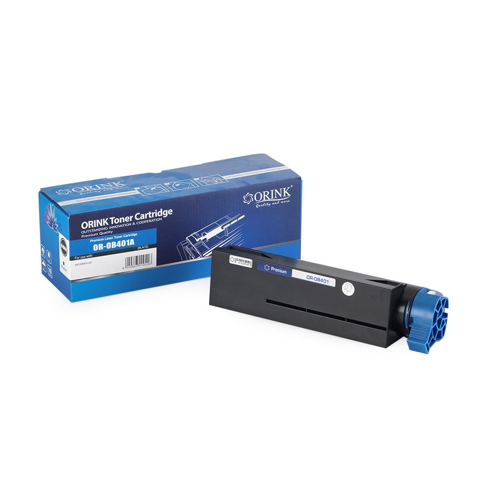 Orink B401 utángyártott OKI toner fekete (OKOB401)