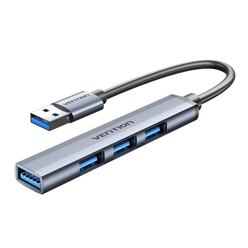 Mini Hub USB 3.0 to USB 3.0/3x2.0 Vention CKOHB 0.15m Mini Hub USB 3.0 to USB 3.0/3x2.0 Vention CKOHB 0.15m