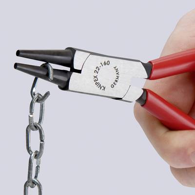 Kerek csőrű fogó 160 mm, rövid csőrrel, Knipex 22 02 160 Kerek csőrű fogó 160 mm, rövid csőrrel, Knipex 22 02 160