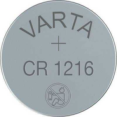 CR1216 lítium gombelem, 3 V, 25 mA, Varta BR1216, DL1216, ECR1216, KCR1216, KL1216, KECR1216, LM1216 CR1216 lítium gombelem, 3 V, 25 mA, Varta BR1216, DL1216, ECR1216, KCR1216, KL1216, KECR1216, LM1216