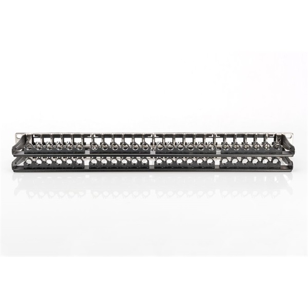 DIGITUS 48port 19" 1U fekete moduláris üres patch panel DIGITUS 48port 19" 1U fekete moduláris üres patch panel