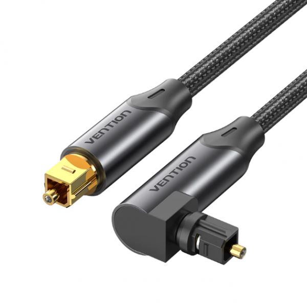 Vention Toslink optikai szövet audiókábel 5m fekete (BKDBJ)