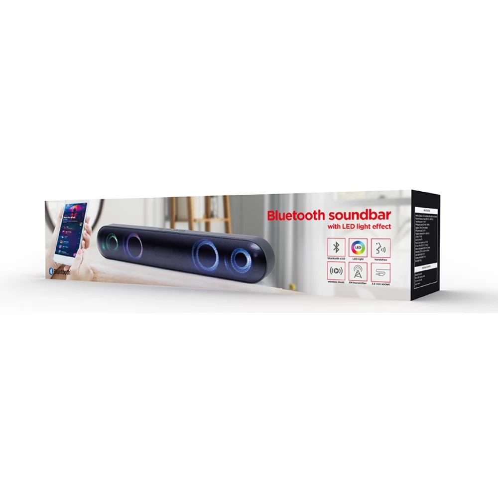 Gembird SPK-BT-BAR400L Bluetooth hangszóró fekete Gembird SPK-BT-BAR400L Bluetooth hangszóró fekete
