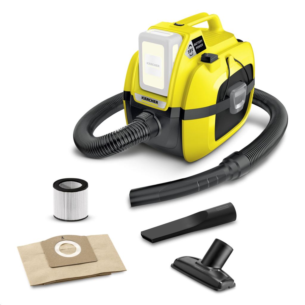 Karcher WD 1 Compact Battery nedves-száraz porszívó (11983000) Karcher WD 1 Compact Battery nedves-száraz porszívó (11983000)