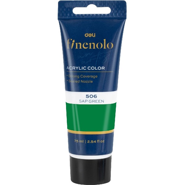Deli Finenolo 75 ml sötétzöld akrilfesték Deli Finenolo 75 ml sötétzöld akrilfesték