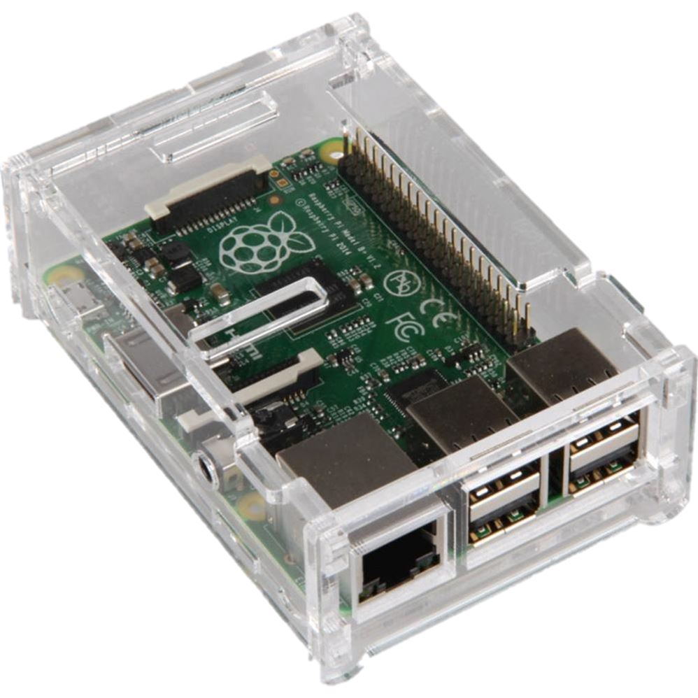 Joy-it Raspberry Pi B+/2B/3B/3B+ akril ház (RB-CASE+01) Joy-it Raspberry Pi B+/2B/3B/3B+ akril ház (RB-CASE+01)