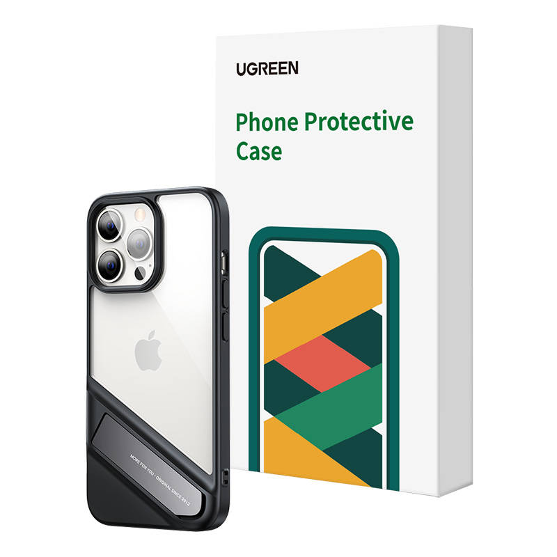 Kickstand case UGREEN 90154 for iPhone 13 Pro Max (black) Kickstand case UGREEN 90154 for iPhone 13 Pro Max (black)