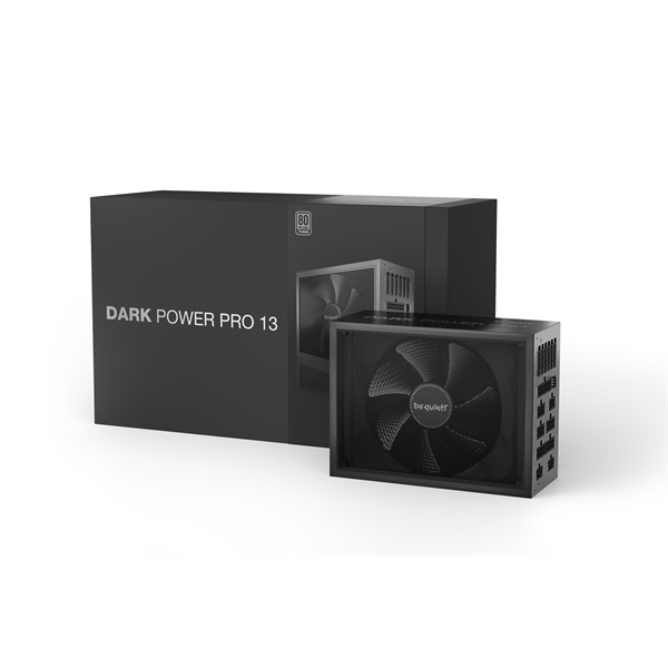 Be Quiet! Dark Power Pro 13 1600W 80+ Titanium (PCIe 5.0) ventillátorral dobozos tápegység