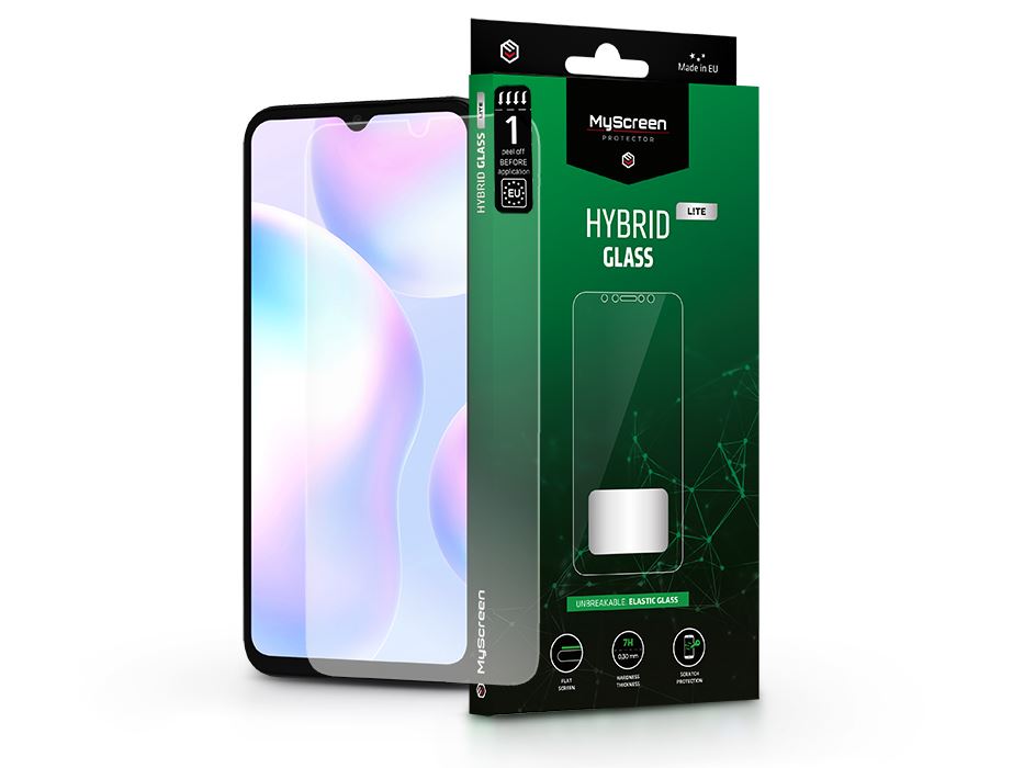 MyScreen Protector Hybrid Glass Lite Xiaomi Redmi 9A/9AT/9C rugalmas üveg kijelzővédő fólia (LA-2008) MyScreen Protector Hybrid Glass Lite Xiaomi Redmi 9A/9AT/9C rugalmas üveg kijelzővédő fólia (LA-2008)