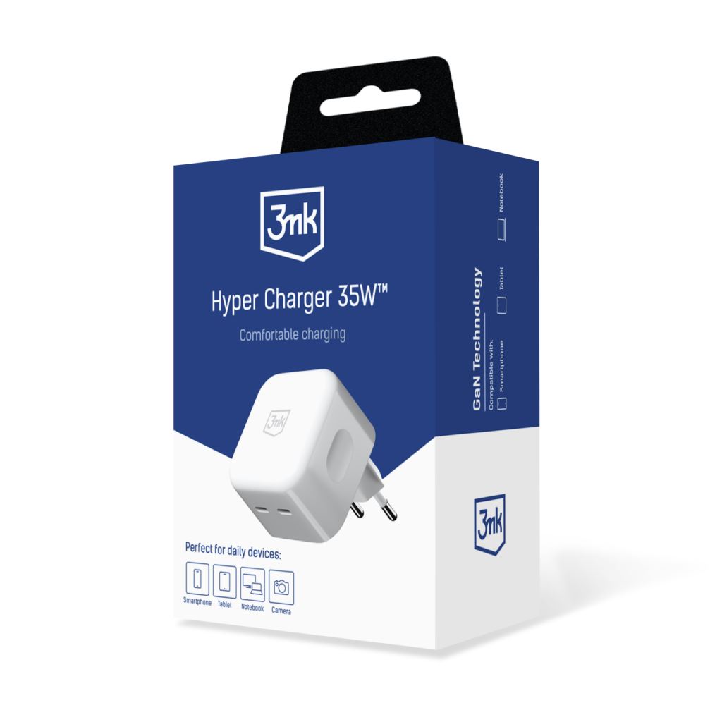 3mk Hyper Charger 35W töltő (3MK527248) 3mk Hyper Charger 35W töltő (3MK527248)