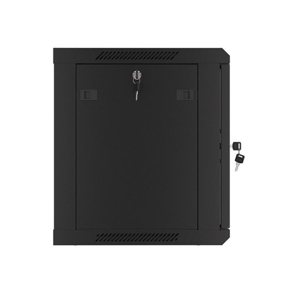 Lanberg 9U 19" fali rack szekrény 600x450mm fekete (WF01-6409-10B)