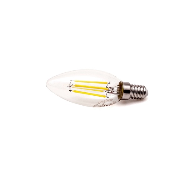 Iris Lighting Filament Candle Bulb FLC35 4W/4000K/360lm gyertya E14 LED fényforrás (ILFCBE14FLC354W4000K)