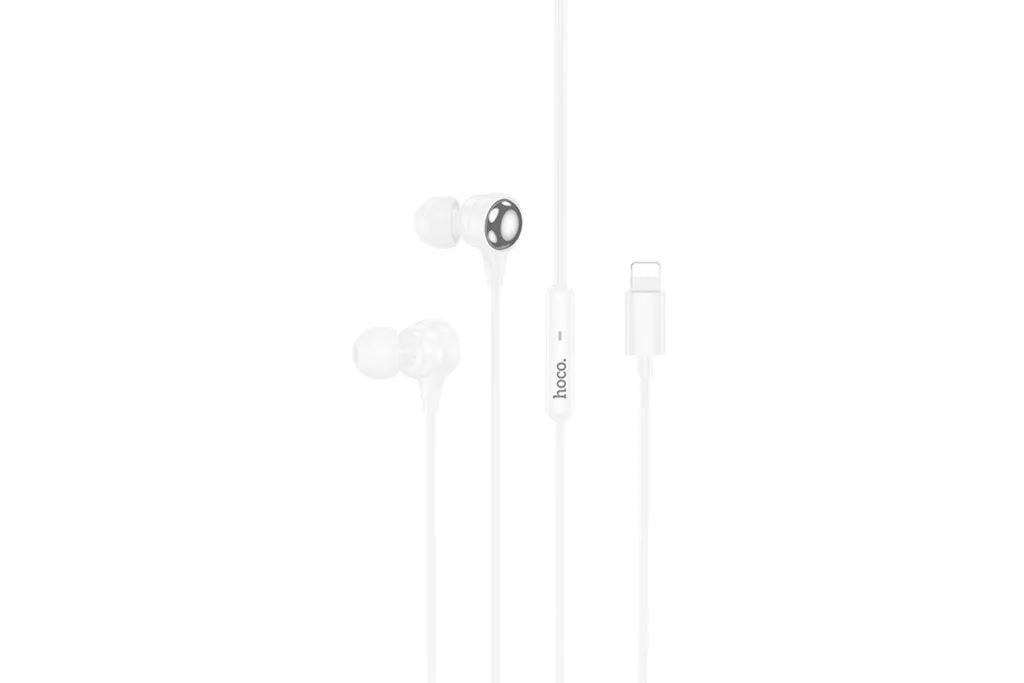 Hoco M116 Benevolent Lightning vezetékes headset fehér (PM037652)