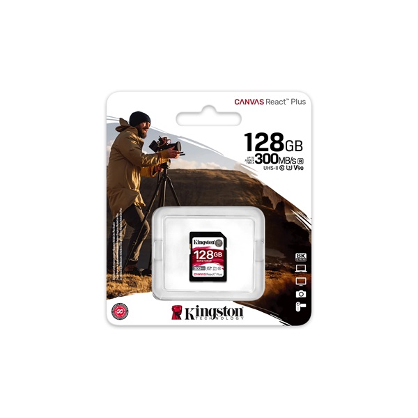128GB SDXC Kingston Canvas React Plus CL10 UHS-II U3 V90 memóriakártya (SDR2/128GB) 128GB SDXC Kingston Canvas React Plus CL10 UHS-II U3 V90 memóriakártya (SDR2/128GB)