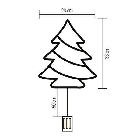 Home by Somogyi KID 502 B/M FENYŐ ABLAKDÍSZ
