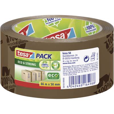 Ragasztószalag Tesapack® Eco & Strong 66 m x 50 mm, barna (nyomtatott), TESA PP 58155 Ragasztószalag Tesapack® Eco & Strong 66 m x 50 mm, barna (nyomtatott), TESA PP 58155