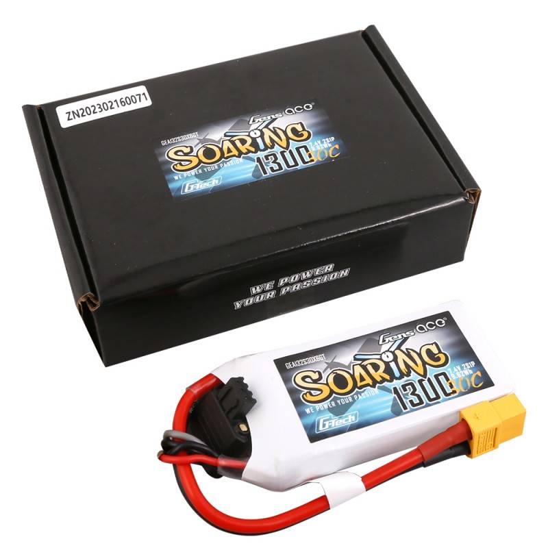 Gens Ace G-Tech Soaring 1300mAh 7.4V 30C 2S1P XT60 akkumulátor