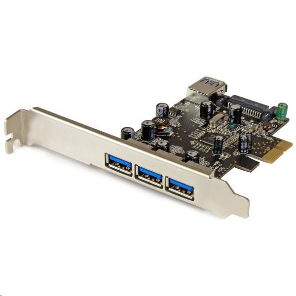 StarTech.com 3+1x USB 3.0 bővítő kártya PCIe (PEXUSB3S42) StarTech.com 3+1x USB 3.0 bővítő kártya PCIe (PEXUSB3S42)