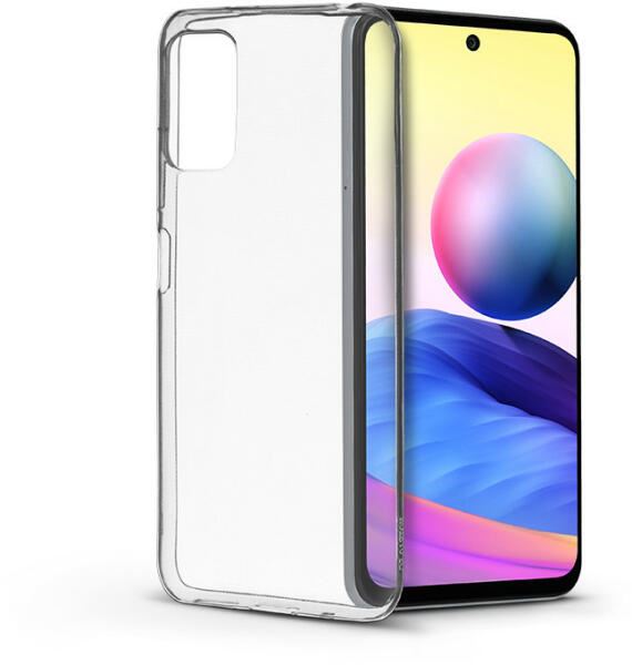 Haffner Xiaomi Redmi Note 10 5G szilikon hátlap - Soft Clear - transparent (PT-6195)