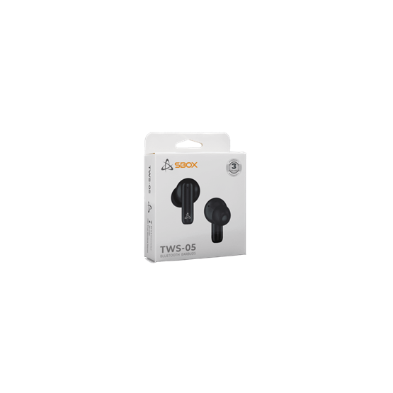  SBOX EB-TWS05-B bluetooth v5.4 in-ear fülhallgató mikrofonnal   BR+EDR+BLE Fekete