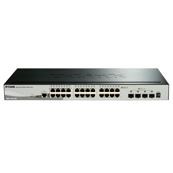 D-Link DGS-1510-28X Gigabit 24+4 portos switch D-Link DGS-1510-28X Gigabit 24+4 portos switch