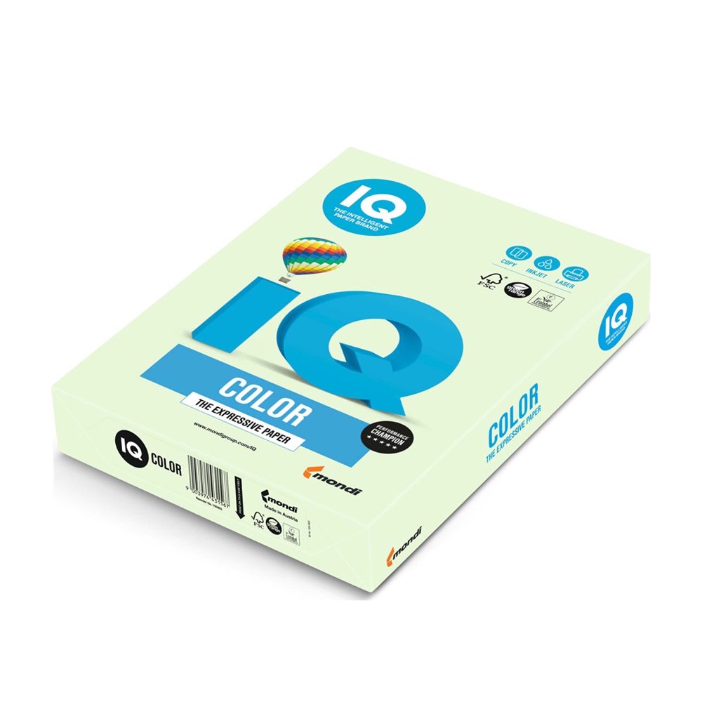 Mondi Másolópapír, színes, A3, 80g.  GN27 500ív/csomag, pasztell zöld