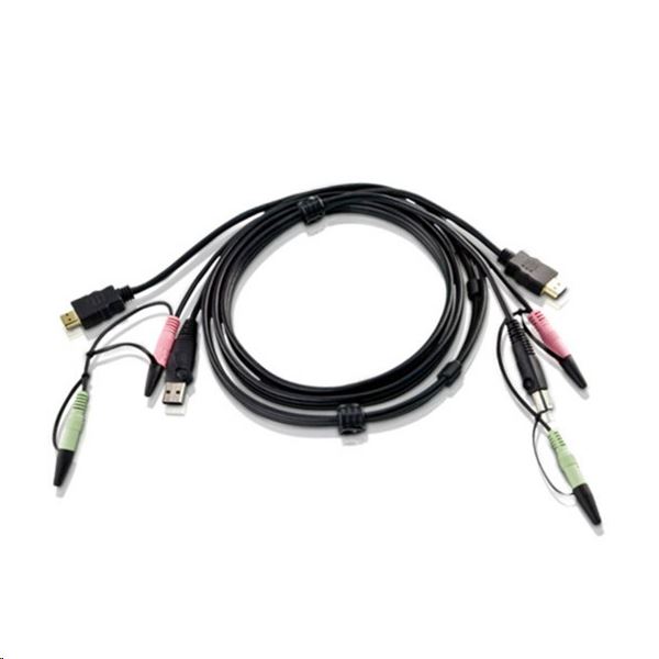 ATEN KVM Kábel USB HDMI 1,8m (2L-7D02UH)
