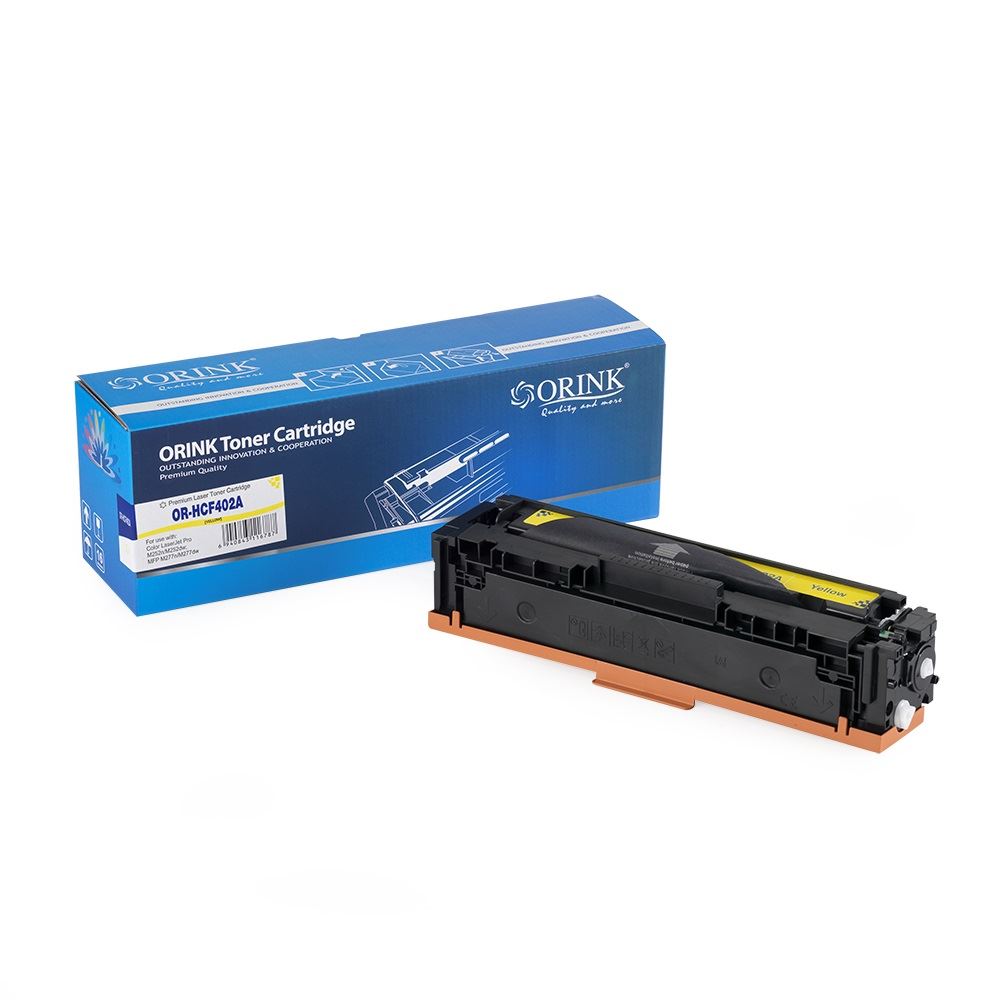 Orink CF402A utángyártott HP toner sárga (HPOCF402A)