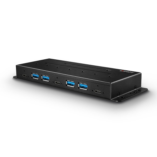 LINDY 7 Port USB 3.2 Gen 2 Metal Hub