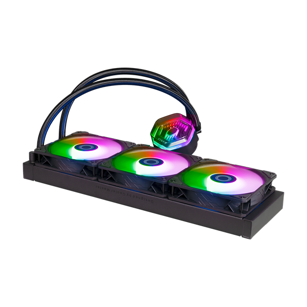 COOLER MASTER CPU hűtő MASTERLIQUID 360 ATMOS (vízhűtés), 3 Ventilátoros, ARGB Gen2, fekete COOLER MASTER CPU hűtő MASTERLIQUID 360 ATMOS (vízhűtés), 3 Ventilátoros, ARGB Gen2, fekete