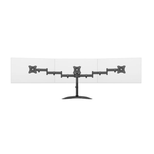MULTIBRACKETS  M Deskstand Basic Triple 15-27" max.VESA: 100x100 mm  6 kg Asztali állvány  3 képernyős rögzítőkar