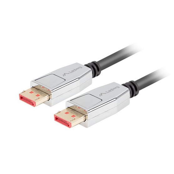 Lanberg displayport v1.4 kábel M/M 20 PIN 8K 60HZ 1 méter fekete