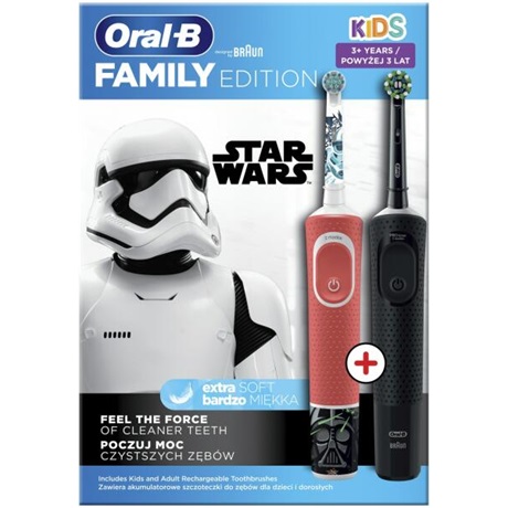 Oral-B D103 + D100 KIDS STAR WARS Elektromos fogkefe